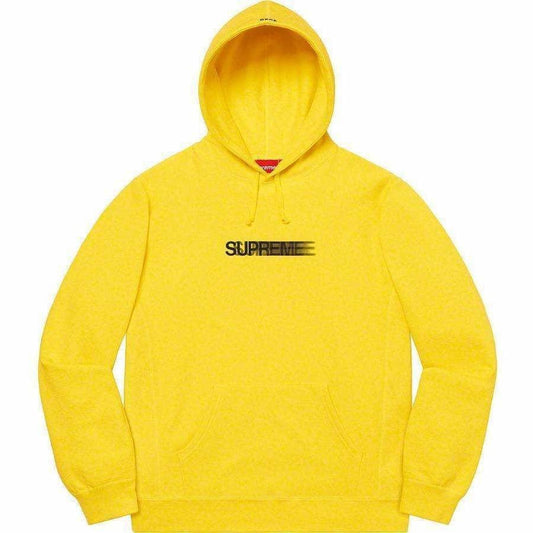 Supreme Motion Logo Hooded Sweatshirt (SS20) Lemon Supreme