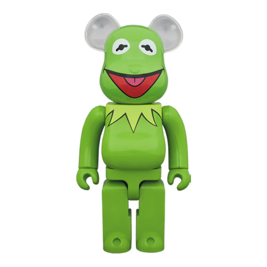 Bearbrick x The Muppets Kermit The Frog 1000% Green