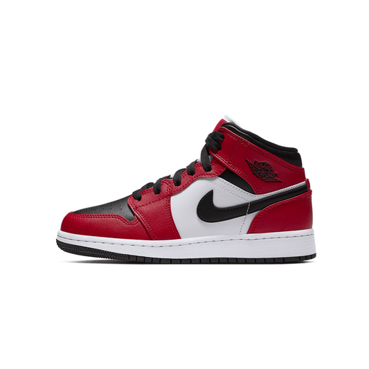 Air Jordan 1 Mid Chicago Black Toe Womens (GS) Jordan