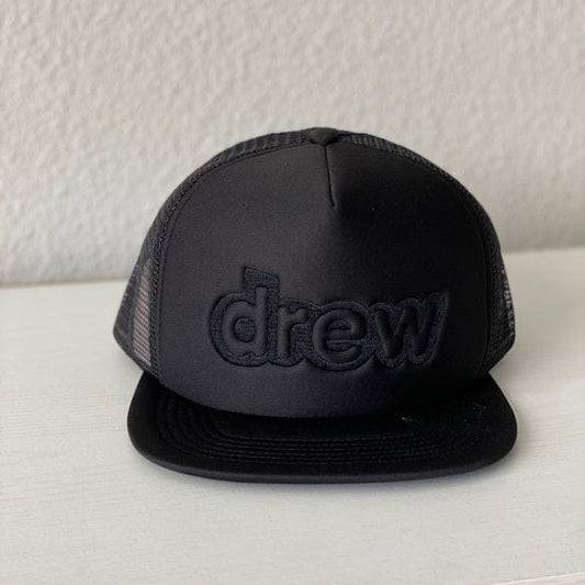 Drew House Secret Trucker Hat Black BLACK Drew House