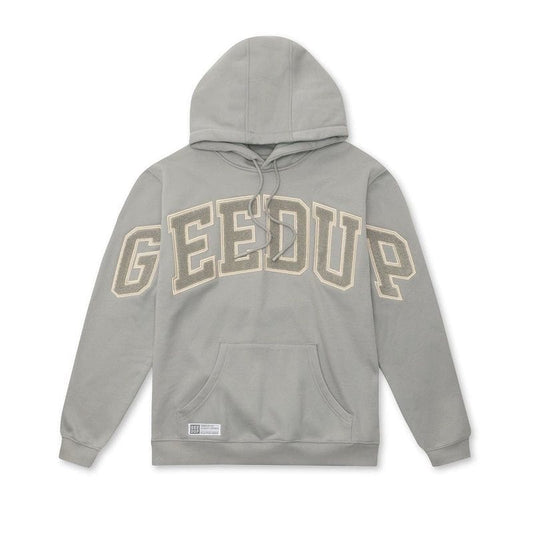 GEEDUP Team Logo Hoodie Nardo Grey/Gold GEEDUP