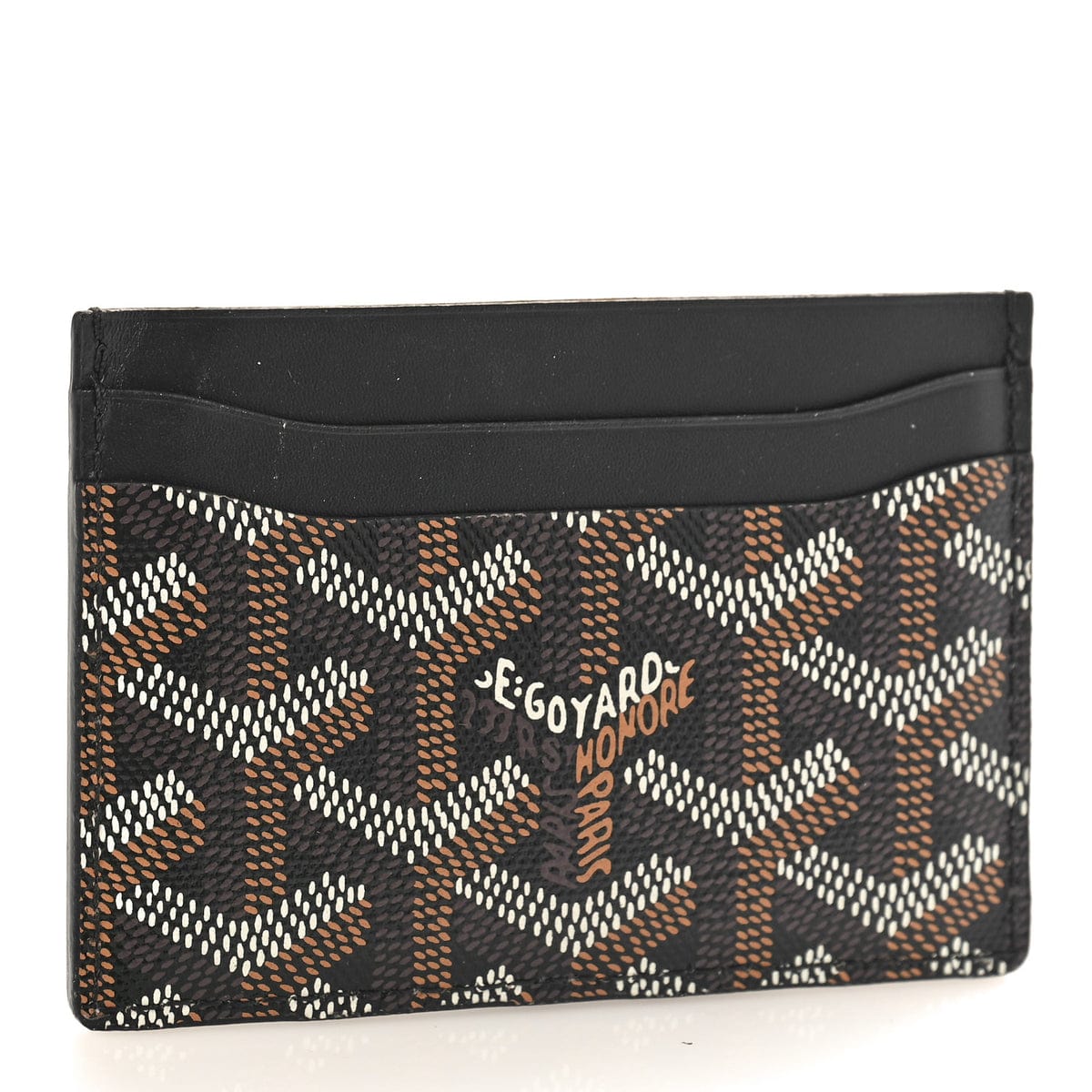 Goyard Saint-Sulpice Card Wallet Black Goyard