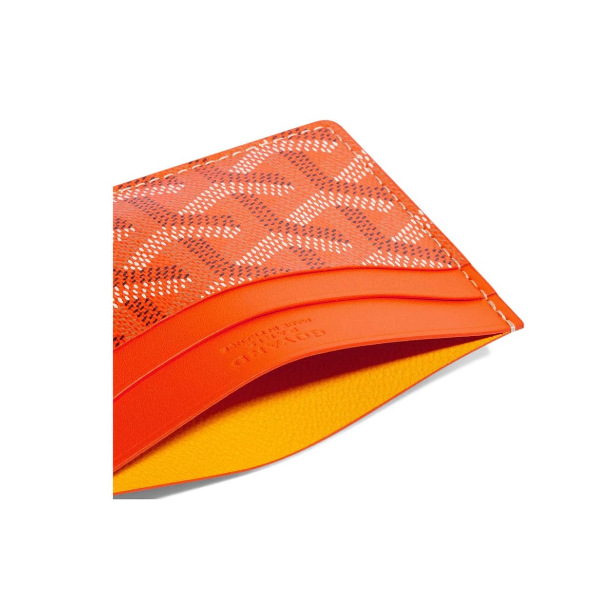 Goyard Saint-Sulpice Card Wallet Orange Goyard