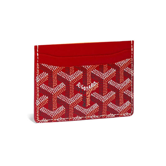 Goyard Saint-Sulpice Card Wallet Red Goyard