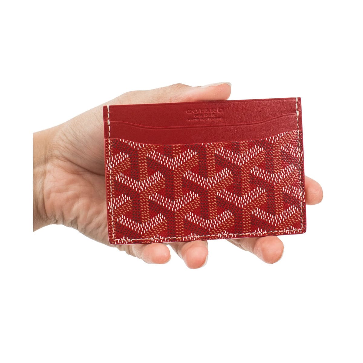 Goyard Saint-Sulpice Card Wallet Red Goyard