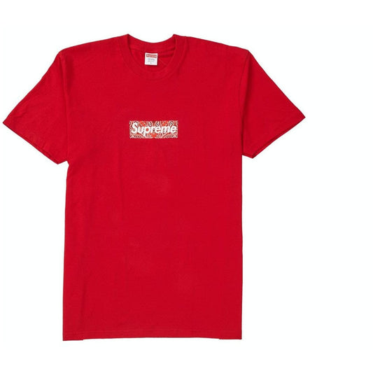 Supreme Bandana Box Logo Tee - Red (FW19) Supreme