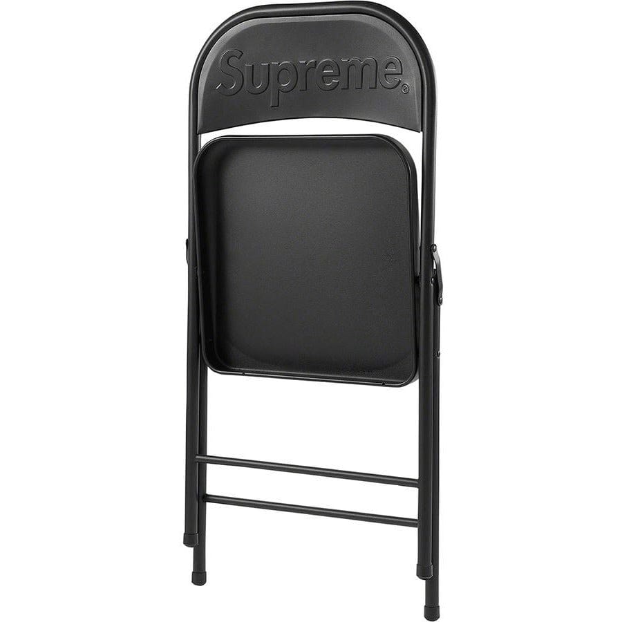 Supreme Metal Folding Chair - Black Supreme