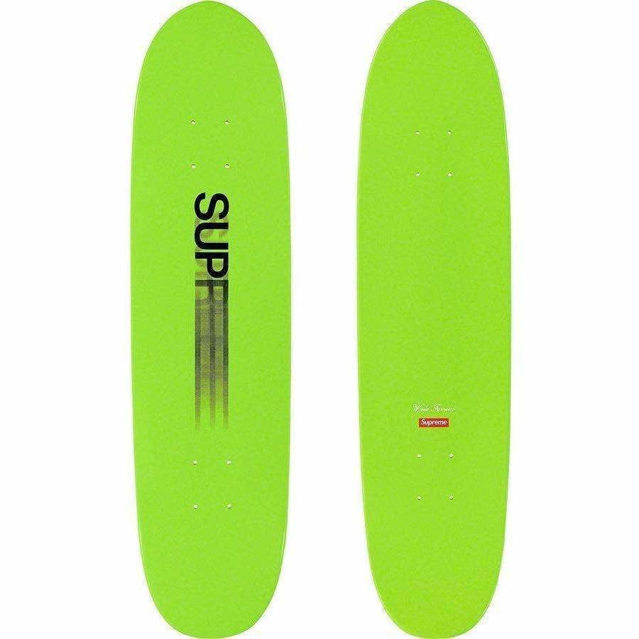 Supreme Motion Logo Cruiser Skateboard Deck Lime Supreme